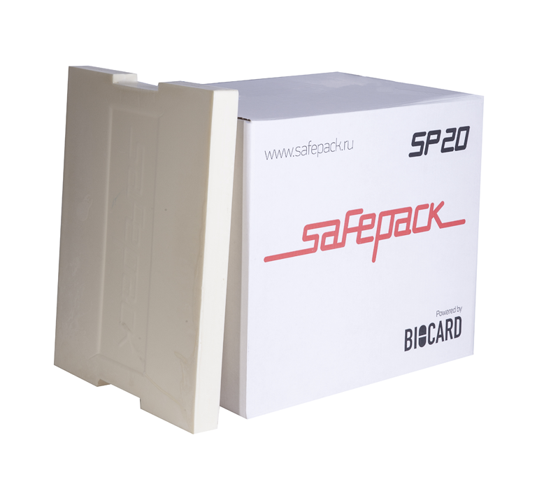 ТЕРМОКОНТЕЙНЕР SAFEPACK SP-20 PPU В ПЛАСТИКЕ